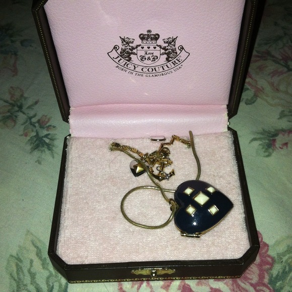 Juicy Couture navy locket