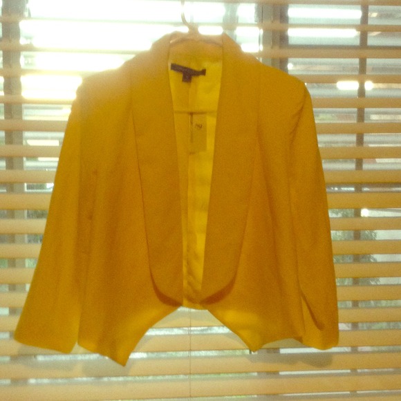 Foreign Exchange Yellow Blazer