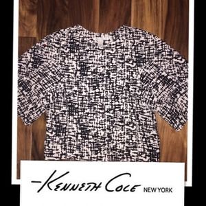 Kenneth Cole Moto Blazer with 3/4" Sleeves