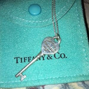 Tiffany & Company heart key necklace