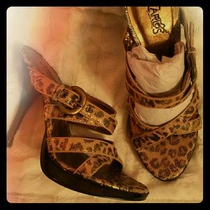 Carlos Santana Strappy Mules