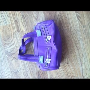 Purple handbag