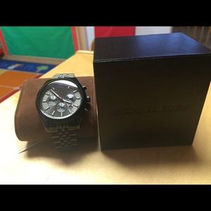 All black Michael Kors watch