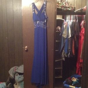 Full length prom dress