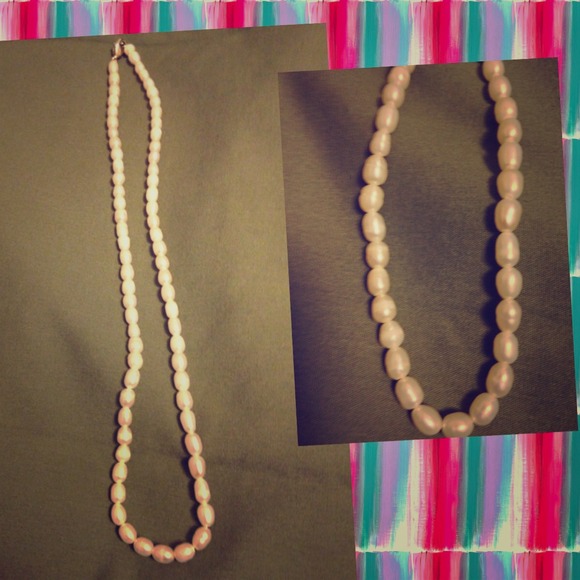 Pearl necklace.