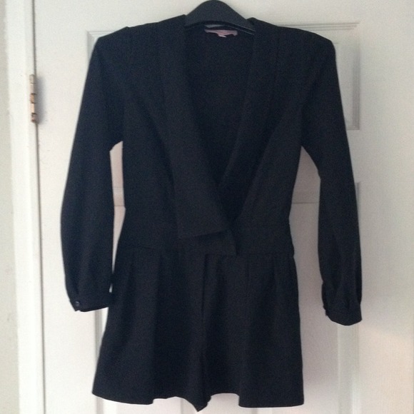 Asos long sleeve tux romper - Picture 3 of 4