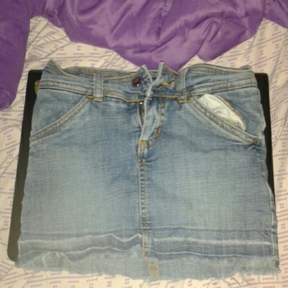 Blue jean skirt