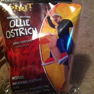 Inflatable Ostrich costume