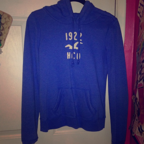 Blue hoodie