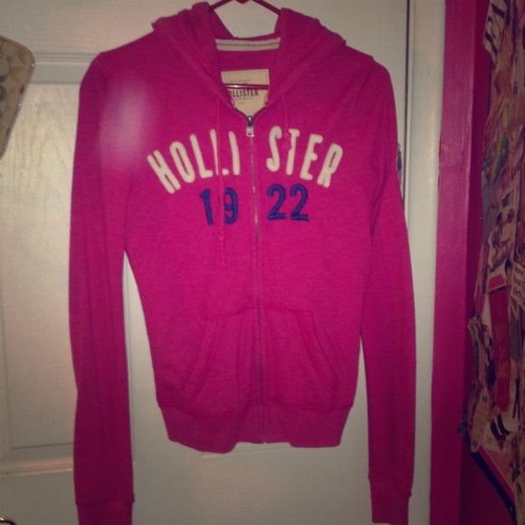Pink Hollister Hoodie