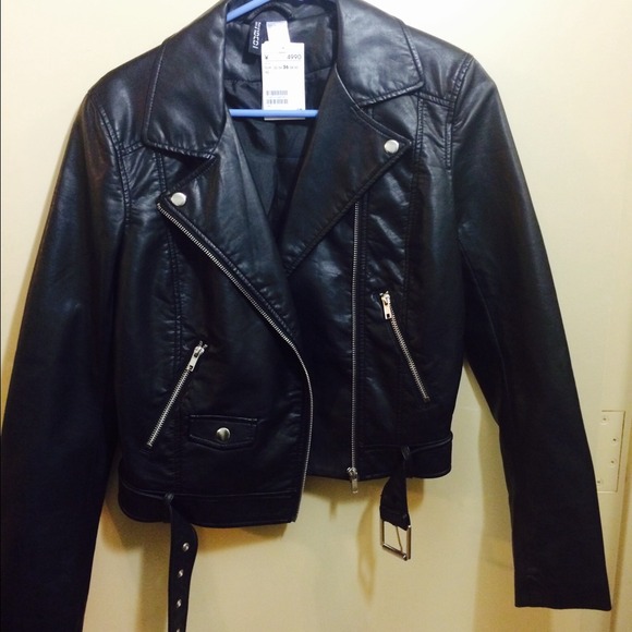 🎀Faux Leather Jacket