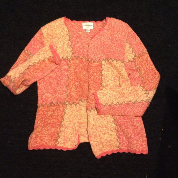Christopher & banks hand embroidered sweater