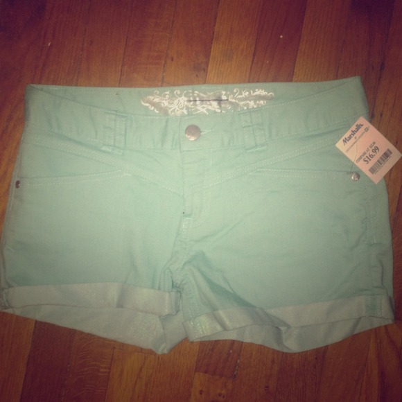 Teal shorts