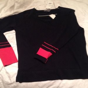 Vince black and red sweater