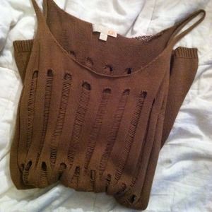 💀 Grunge Distressed Sweater Tank 💀