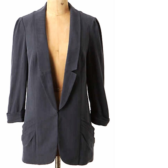 Anthropologie Jackets & Blazers - ANTHROPOLOGIE LOLLING SILK BLAZER 8