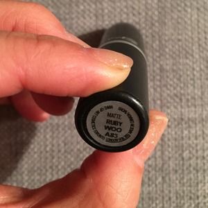 MAC Ruby Woo matte lipstick