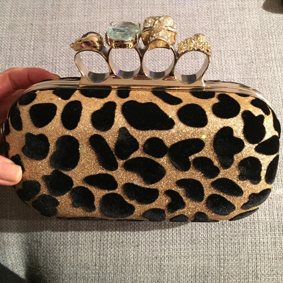 Alexander McQueen inspired knucklebox clutch