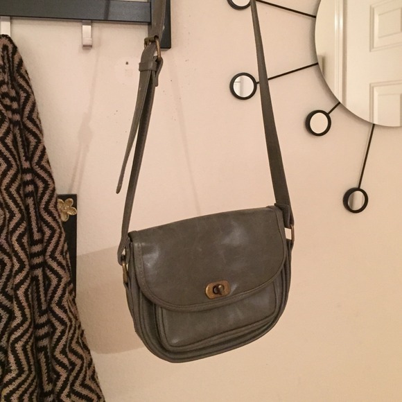 kimchi blue from UO. mini cross body bag in gray