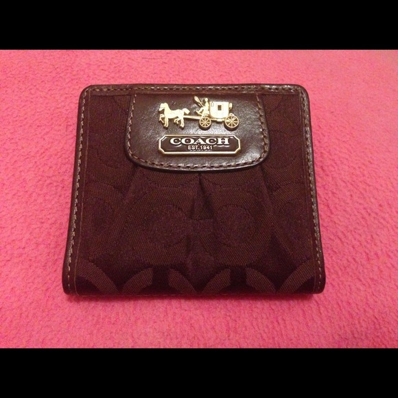 Authentic small coach wallet