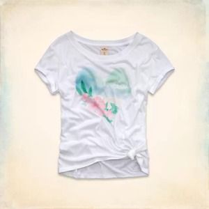 Hollister tshirt white