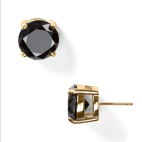 kate spade Jewelry - Kate Spade Brown Black Grey Sparkle Gumdrop Studs