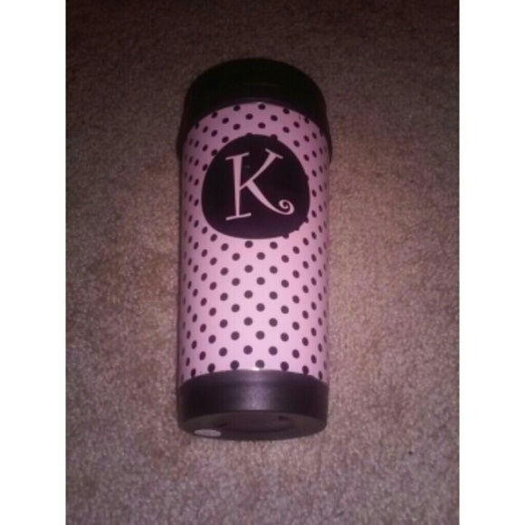 A "K" coffee cup