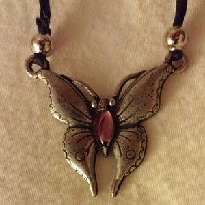 One of a kind butterfly necklace