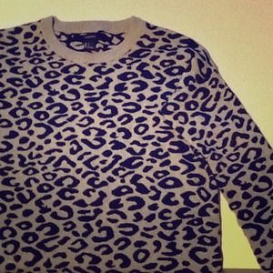Leopard print sweater