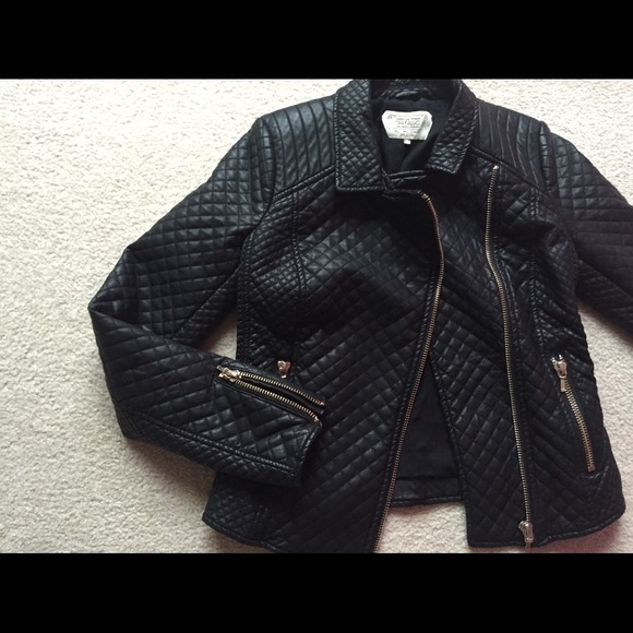 Zara Black Leather Jacket
