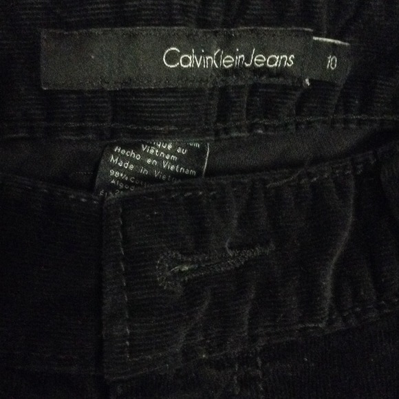 Black corduroy
