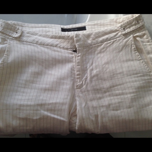 Joe's linen tripped pants, slacks - Picture 1 of 2