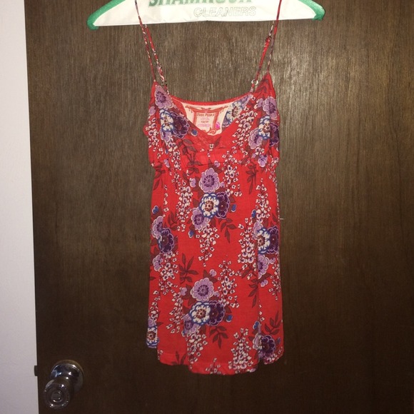 Free people XS flowered tank