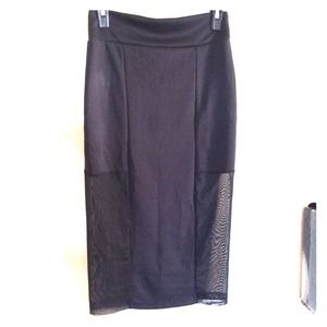 Forever 21! Mesh Pencil Skirt!