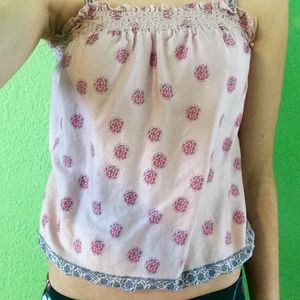 American Eagle, light pink top, size XS