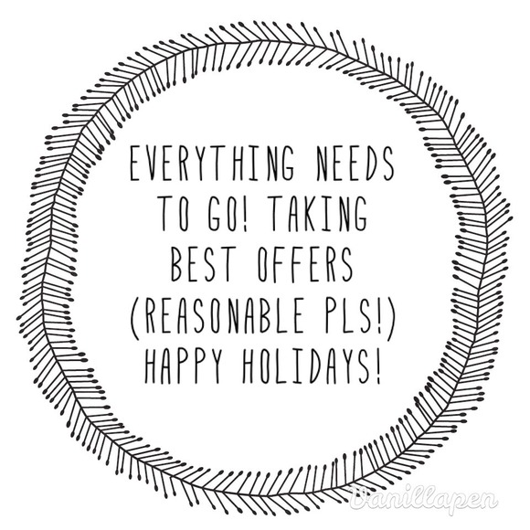 Holiday sale!!