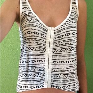 Tribal print, tank top, Billabong, size XS
