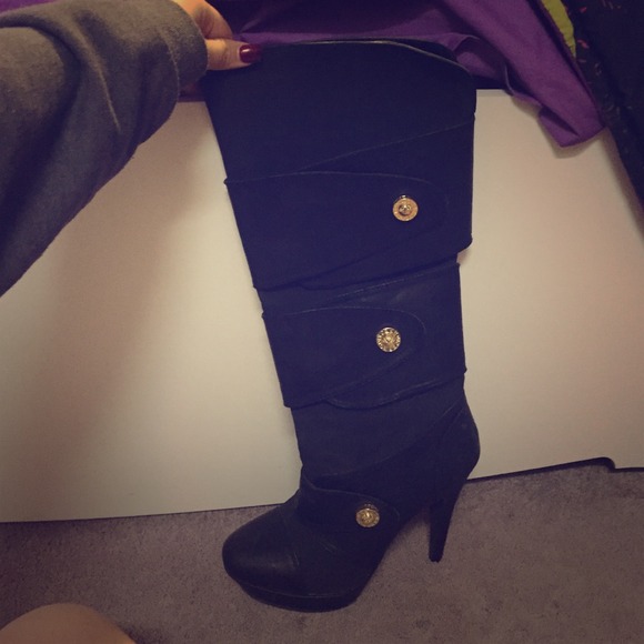 Deréon boots 4 inch heels