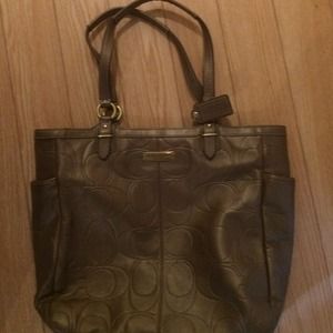 Coach purse copper color
