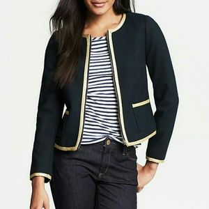 Metallic-Trim Parisian Jacket