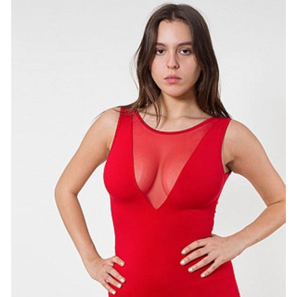 American Apparel cotton Gloria-V dress