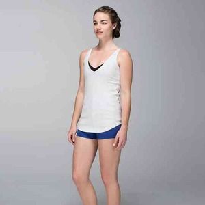 Lululemon mudra tank modal french terry yoga gray