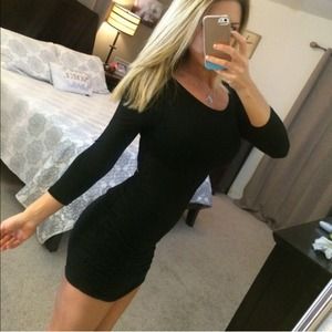 🆕 REVERSIBLE Open Criss Cross Black Mini Dress