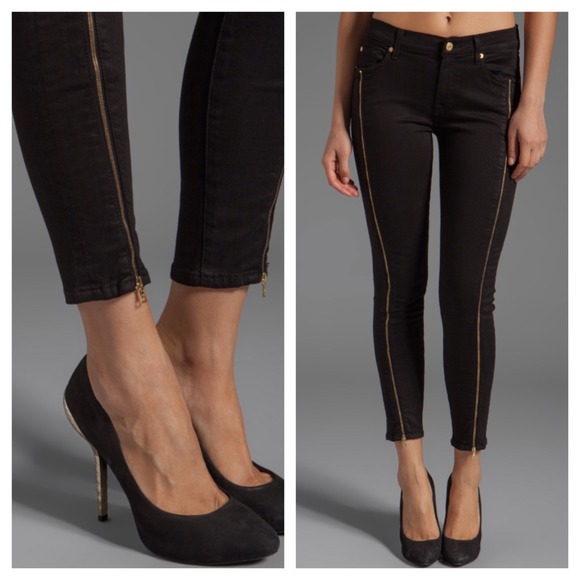 7 for all Mankind Denim - 7 for all mankind cropped skinny jeans