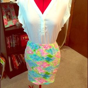 SOLD ON EBAY Vintage Lilly Pulitzer patchwork patt