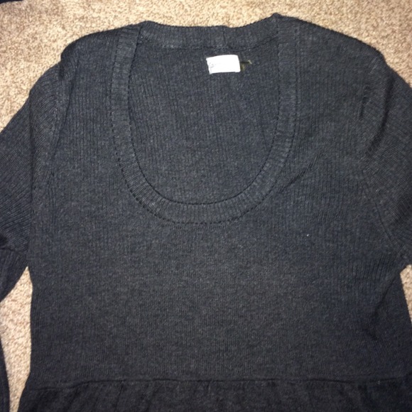 Calvin Klein Sweater Dress Charcoal - Picture 3 of 3