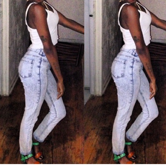 High waist jeans