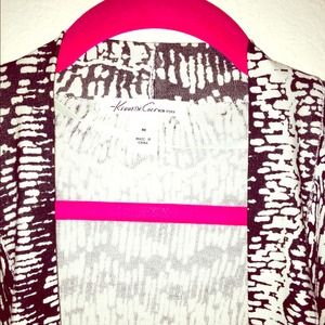 Kenneth Cole sleeveless cardigan