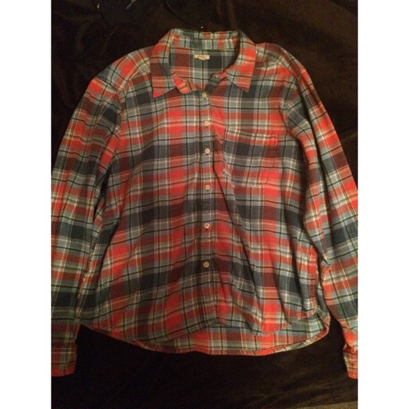 THREE PLAD SHIRTS❤️💙💜 - Picture 3 of 3