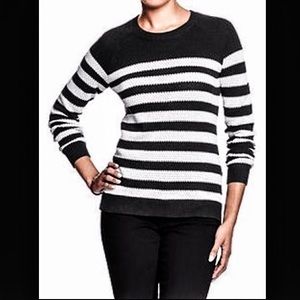 Knit striped sweater